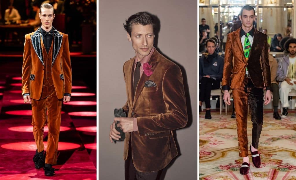 Velvet Suit: Tendencias Menswear FW19 @D&G @Brioni @SSS WorldCup