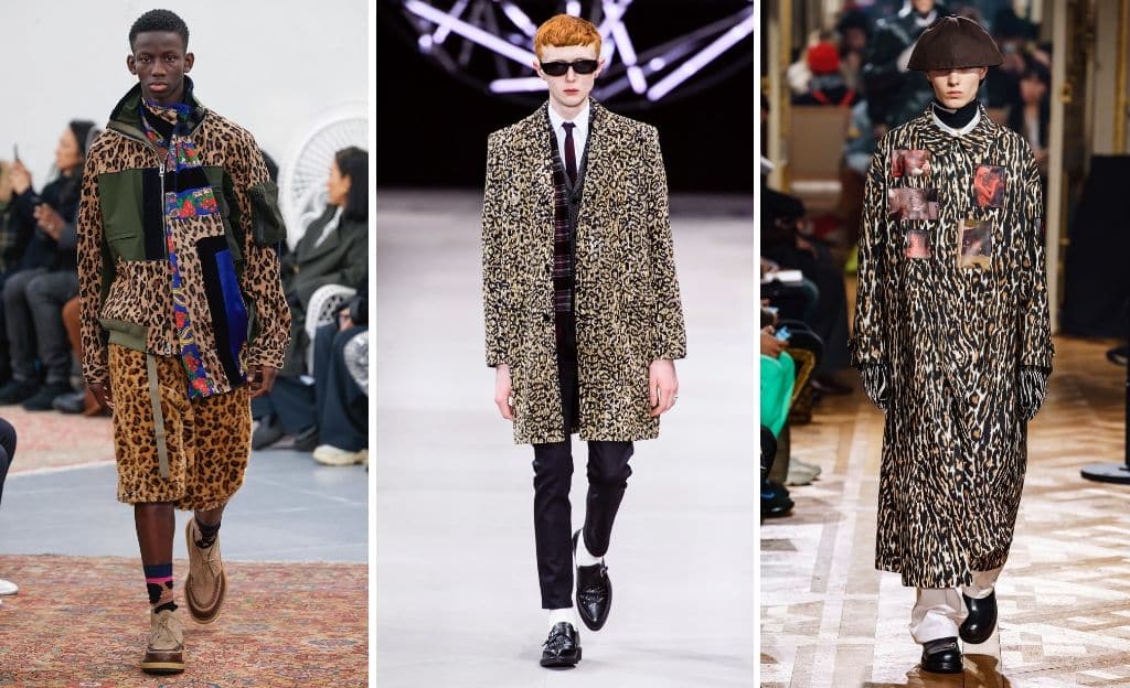 Leopard print @Sacai @Celine @Raf Simons