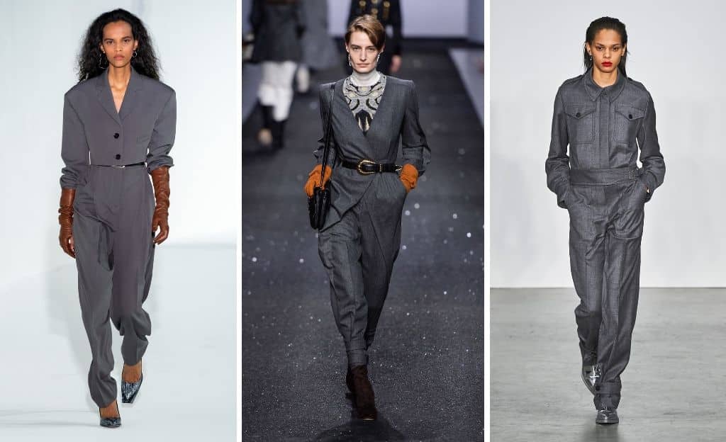 El mono gris - tendencias FW19 @Acne Studios @Alberta Ferretti @Helmut Lang