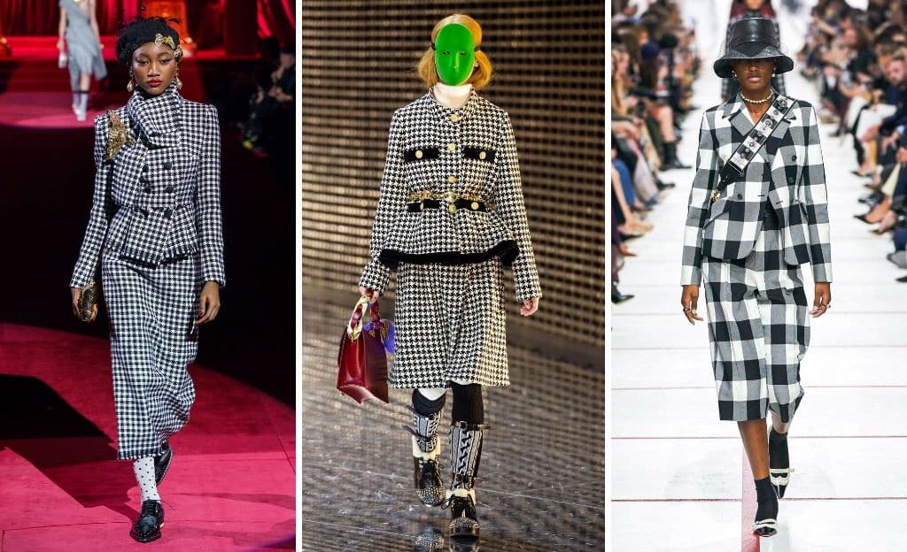 'Check print' - tendencias FW19 @Dolce&Gabanna @Gucci @Christian Dior