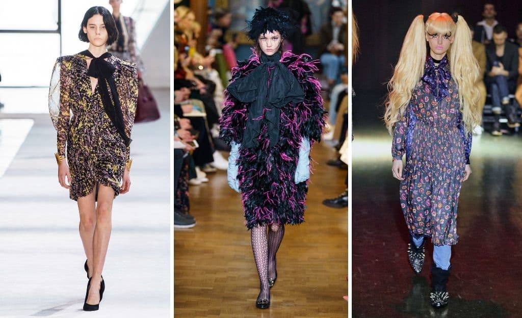 El lazo al cuelo - tendencias FW19 @Giambattista Valli @Erdem @Junya Watanabe