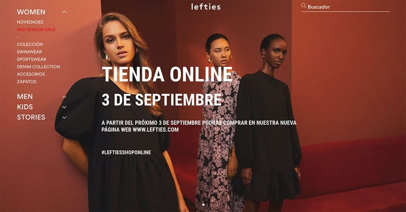 Lefties anuncia que tendrá canal de venta online el próximo tres de septiembre